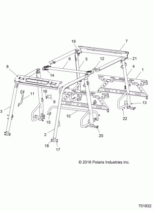 CHASSIS CAB FRAME - R17RNA57A1 / A9 / EAM (701832)