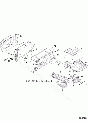 ENGINE EXHAUST SYSTEM - Z17VDE99NM (701520)