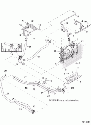 ENGINE COOLING SYSTEM - Z17VDS92CM (701389)