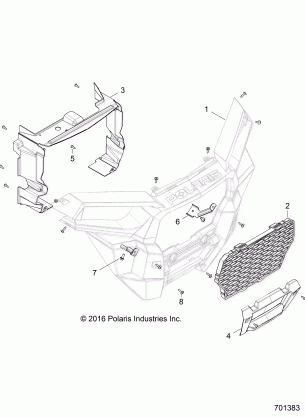 BODY FRONT BUMPER - Z17VFE92AK / AM / AB (701383)