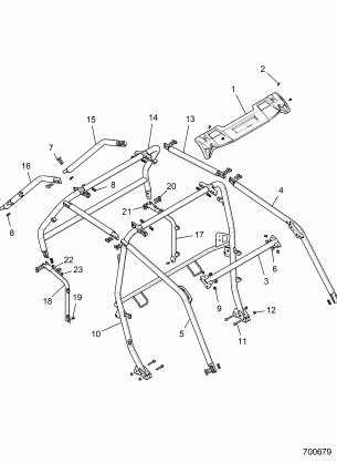 CHASSIS CAB FRAME - Z17VFE92NG / NK / NM (700679)
