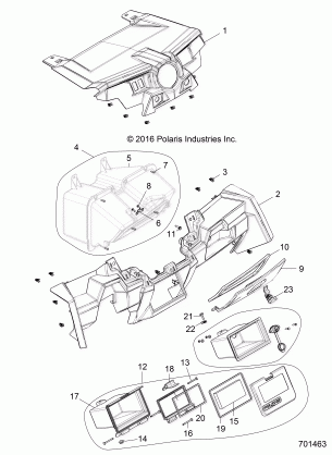 BODY DASH AND GLOVEBOX - Z17VFE99NM (701463)