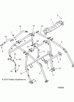 CHASSIS CAB FRAME - Z17VFE99NM (700806)