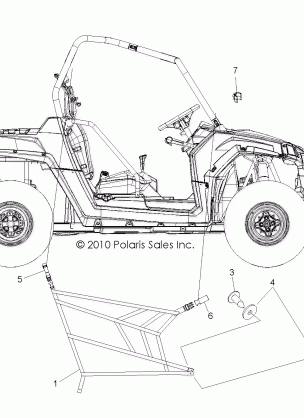 BODY SIDE NETS - Z17VHA57FJ (49RGRNETS12RZR570)