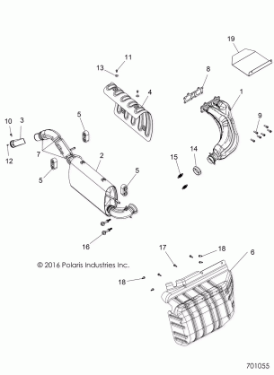 ENGINE EXHAUST - R17RT_87 ALL OPTIONS (701055)