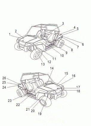 BODY DECALS - Z17YAV17A2 / A5 / N2 / N5 (A00056)