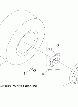 WHEELS REAR - Z17YAV17A2 / A5 / N2 / N5 (49ATVWHEELREAR09RZR170)