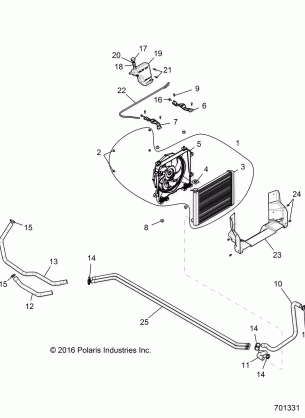 ENGINE COOLING SYSTEM - R17RVA87A1 / E87A9 (701331)