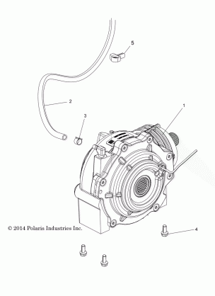 DRIVE TRAIN FRONT GEARCASE - R17RVA87A1 / E87A9 (49RGRTRANS15CREW)