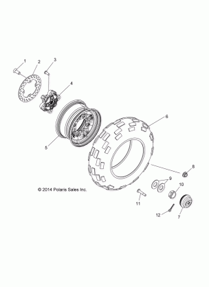 WHEELS FRONT - R17RVA87A1 / E87A9 (49RGRWHEELFRT15CREW)