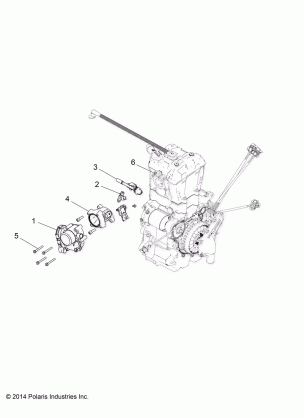 ENGINE THROTTLE BODY and FUEL RAIL - R18RMA57F1 / S57C1 / F1 / CV / T57C1 (49RGRTHROTTLEBODY15570)