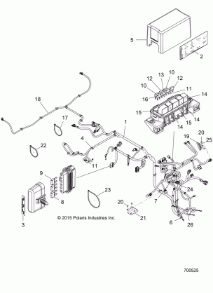 ELECTRICAL WIRE HARNESSES - R18RMAE4G8 / G9 (700525)