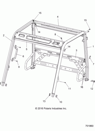 CHASSIS CAB FRAME - R18RMAE4G8 / G9 (49RGRFRAME15EV)