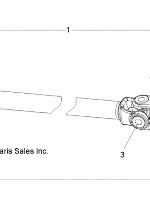 DRIVE TRAIN FRONT PROP SHAFT - R18RMAE4G8 / G9 (49LEVSHAFTPROP10SDW)