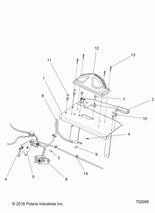 BRAKES PARK BRAKE ASM. - R18RMAE4N8 (702095)