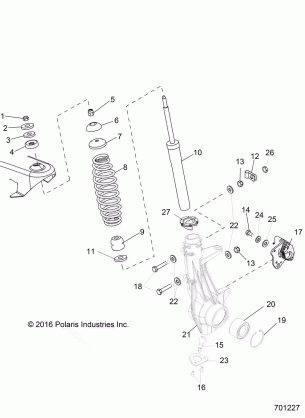 SUSPENSION FRONT STRUT - R18RMAE4N8 (701227)