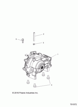 DRIVE TRAIN FRONT GEARCASE MOUNTING - R18RMAE4N8 (701572)