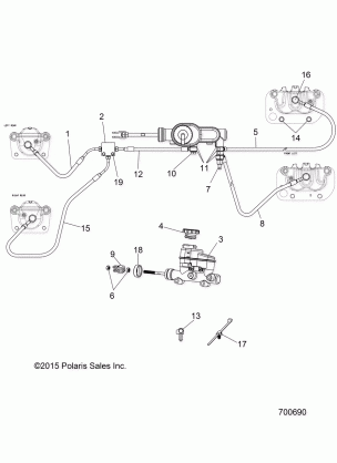 BRAKES LINES and MASTER CYLINDER - R18RMAL4G9 (700690)