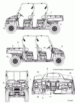 BODY DECALS - R18RNA57B1 / B9 / EBV (701325)