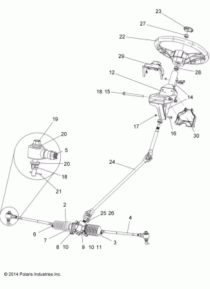 STEERING STEERING ASM. - R18RNA57B1 / B9 (49RGRSTEERING15325)