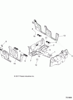 BODY FLOOR and FENDERS - R18RNE57NV (701869)