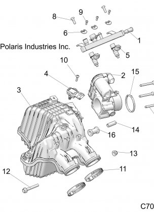 ENGINE AIR INTAKE MANIFOLD - R18RRE99A9 / AX / AM / AS / A1 (C700047)