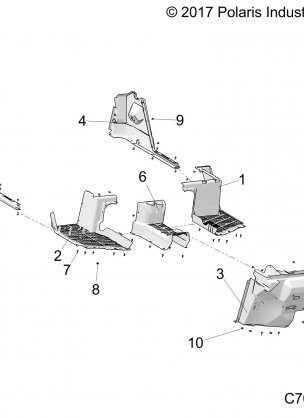 BODY FLOOR AND ROCKER - R18RRE99A9 / AX / AM / AS / A1 (C700058)