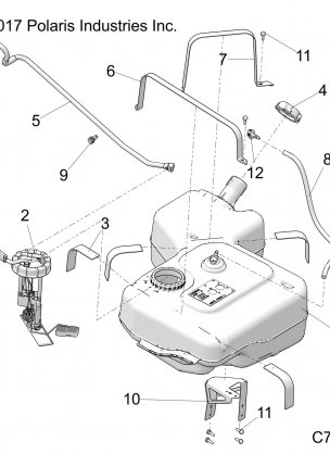 BODY FUEL TANK - R18RRE99A9 / AX / AM / AS / A1 (C7000067)