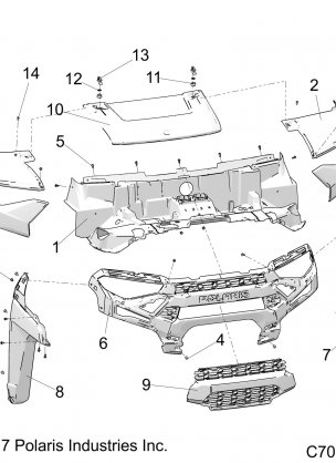 BODY HOOD AND FRONT FACIA - R18RRE99A9 / AX / AM / AS / A1 (C700060)