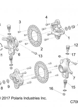 SUSPENSION FRONT HUB - R18RRE99A9 / AX / AM / AS / A1 (C700035)