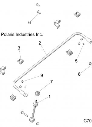 SUSPENSION FRONT STABILIZER BAR- R18RRE99A9 / AX / AM / AS / A1 (C700032)