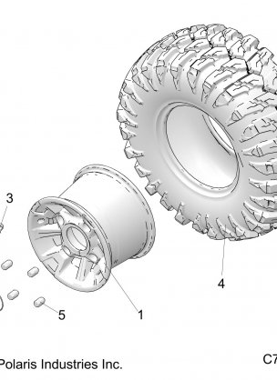 WHEELS REAR - R18RRE99A9 / AX / AM / AS / A1 (C700026)