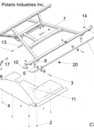 BODY BOX MOUNTING - R18RRU99AS (C700066)