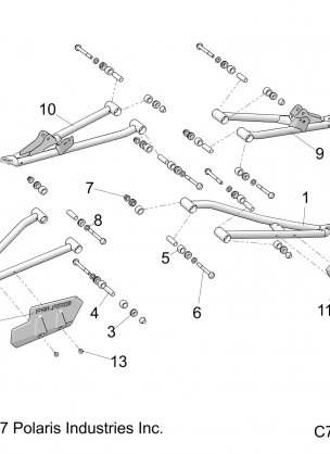 SUSPENSION FRONT CONTROL ARMS - R18RRU99AS (C700033)