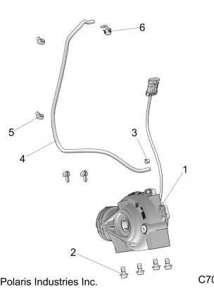 DRIVE TRAIN FRONT GEARCASE MOUNTING - R18RRU99AS (C700019)