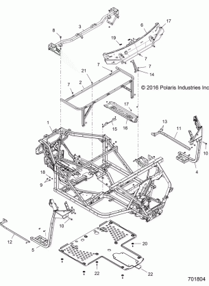 CHASSIS MAIN FRAME - R18RTAD1B1 / ED1N1 (701804)