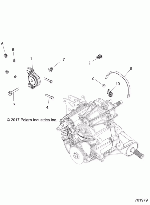 DRIVE TRAIN MAIN GEARCASE MOUNTING - R18RTAD1B1 / ED1N1 (701979)