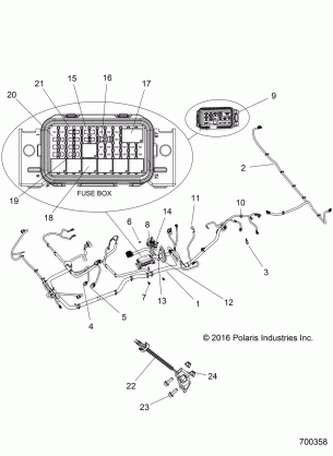 ELECTRICAL WIRE HARNESSES - R18RTAD1B1 / ED1N1 (700358)