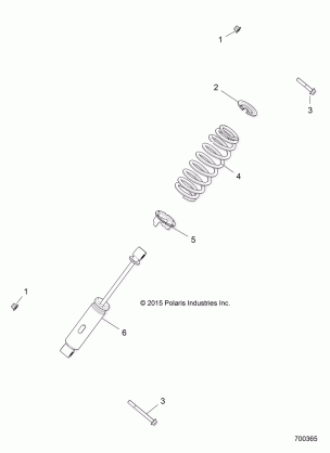 SUSPENSION FRONT SHOCK MOUNTING - R18RTAD1B1 / ED1N1 (700365)