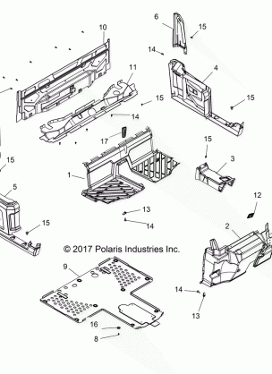 BODY FLOOR and FENDERS - R18RTE87F1 / S87C1 / F1 (702098)