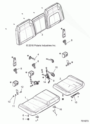 BODY SEAT - R18RTED1F1 (701673)