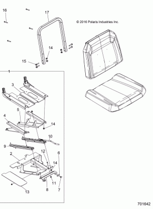 BODY SLIDER DRIVERS SEAT - R18RTSD1C1 (701642)