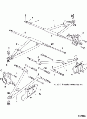 SUSPENSION FRONT CONTROL ARMS - R18RTED1F1 / SD1C1 (702120)