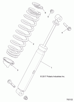 SUSPENSION REAR SHOCK MOUNTING - R18RTED1F1 / SD1C1 (702122)