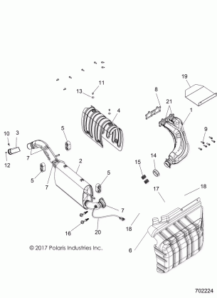 ENGINE EXHAUST - R18RV_99 ALL OPTIONS (702224)