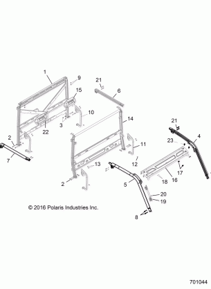 CHASSIS CAB FRAME - R18RVAD1B1 (701044)