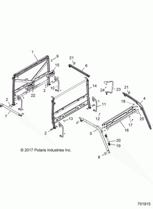 CHASSIS CAB FRAME - R18RVE99NX (701915)