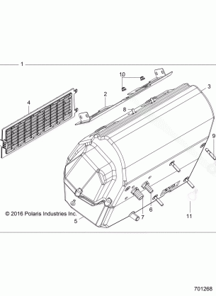 BODY HVAC ASSEMBLY - R18RVU99AS (701268)