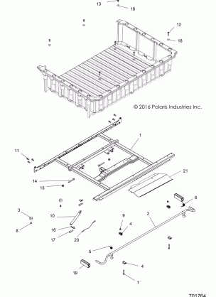 BODY BOX MOUNTING and LATCH - R18RVU99AS (701764)