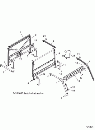 CHASSIS CAB FRAME - R18RVU99AS (701324)